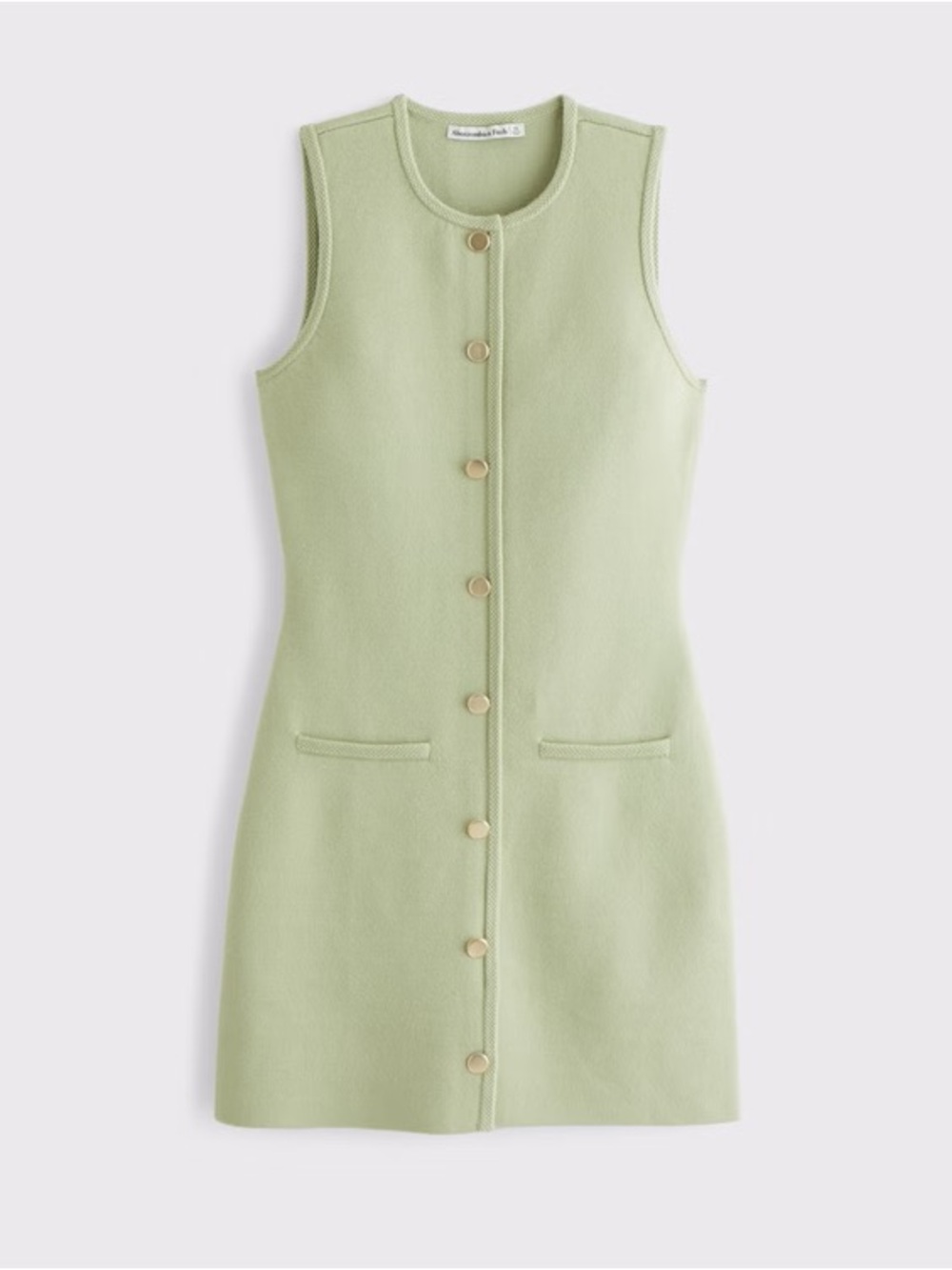 Abercrombie & Fitch The A&F Mara Mini Sweater Dress L (Green) NWT